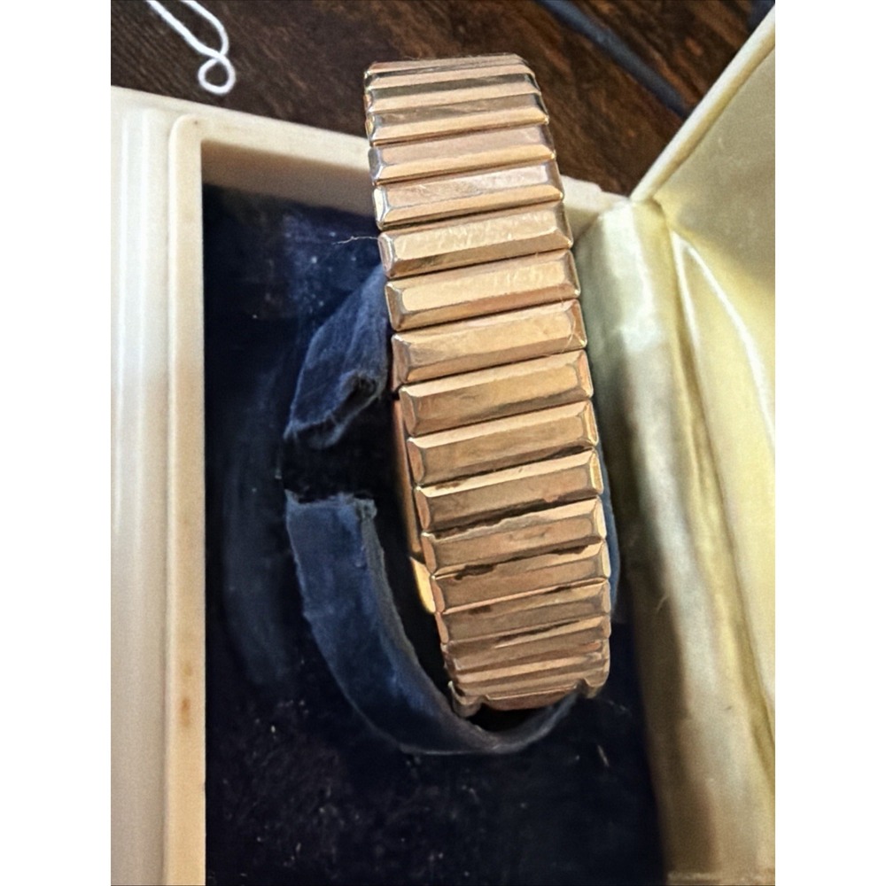 Vintage Hamilton Grover Watch 14k Gold Filled Original Case Runs Great - Picture 7 of 8